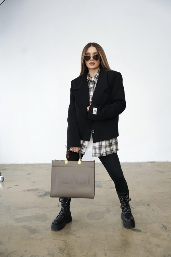 Marynarka damska BG Tiffany | czarny Marynarka damska BG Tiffany | czarny