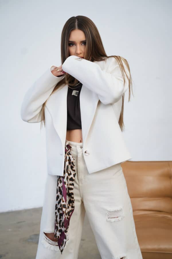 Marynarka damska BG Tiffany | kokos Marynarka damska BG Tiffany | kokos