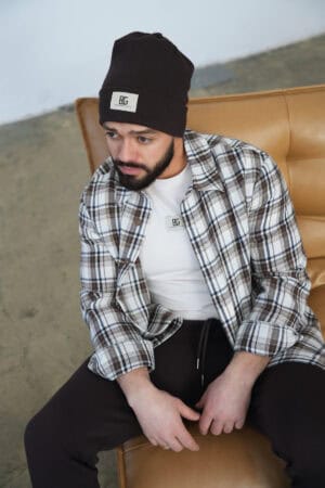 Czapka BG Fuel | gorzka czekolada