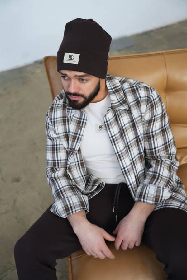 Czapka BG Fuel | gorzka czekolada