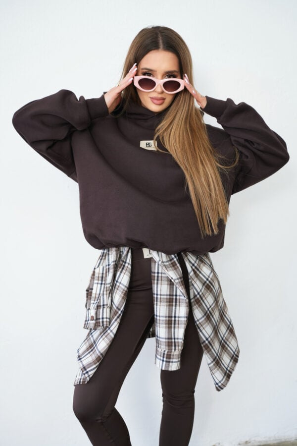 Bluza damska BG Bebe | gorzka czekolada