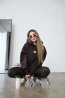 Bluza damska BG Bebe | gorzka czekolada Bluza damska BG Bebe | gorzka czekolada