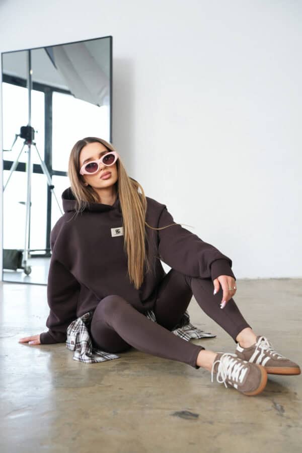 Bluza damska BG Bebe | gorzka czekolada Bluza damska BG Bebe | gorzka czekolada