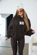 Bluza damska BG West | gorzka czekolada Bluza damska BG West | gorzka czekolada