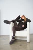 Bluza damska BG West | gorzka czekolada Bluza damska BG West | gorzka czekolada