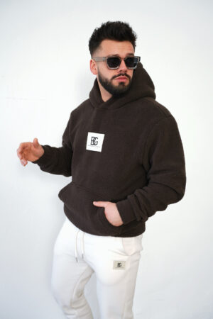 Bluza męska BG North | gorzka czekolada