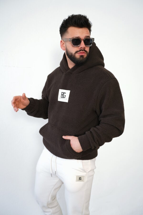 Bluza męska BG North | gorzka czekolada