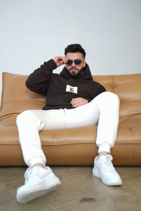 Bluza męska BG North | gorzka czekolada