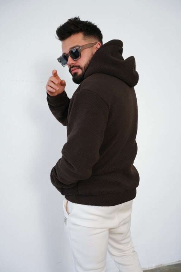 Bluza męska BG North | gorzka czekolada