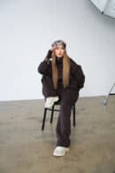 Komplet dresowy damski BG Neris | gorzka czekolada Komplet dresowy damski BG Neris | gorzka czekolada