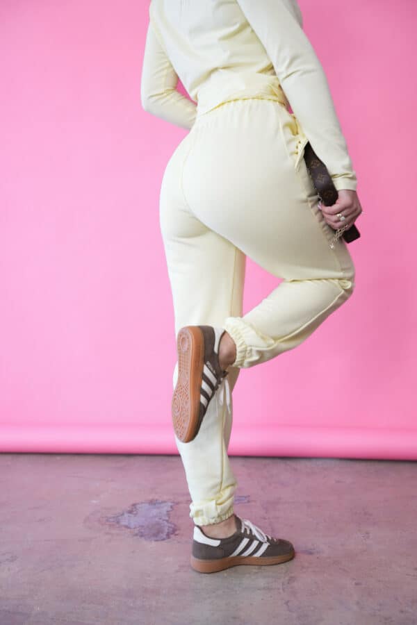 Spodnie damskie BG Version | masełko