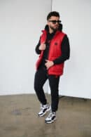 Kamizelka męska BG Kioto | czerwony Kamizelka męska BG Kioto | czerwony