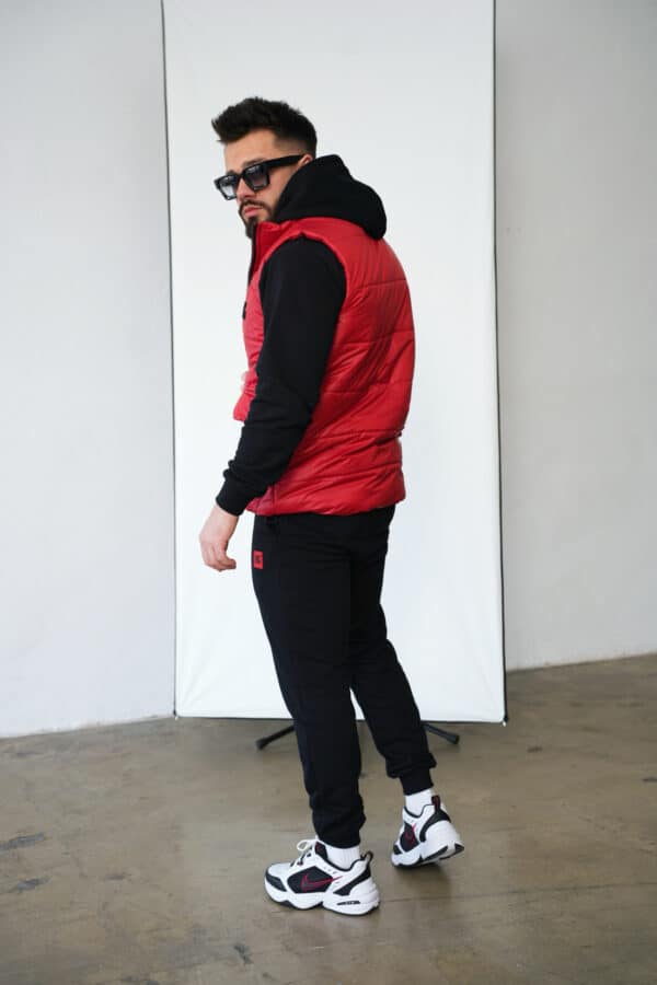 Kamizelka męska BG Kioto | czerwony Kamizelka męska BG Kioto | czerwony