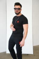 T-Shirt męski BG Klaus | czarny