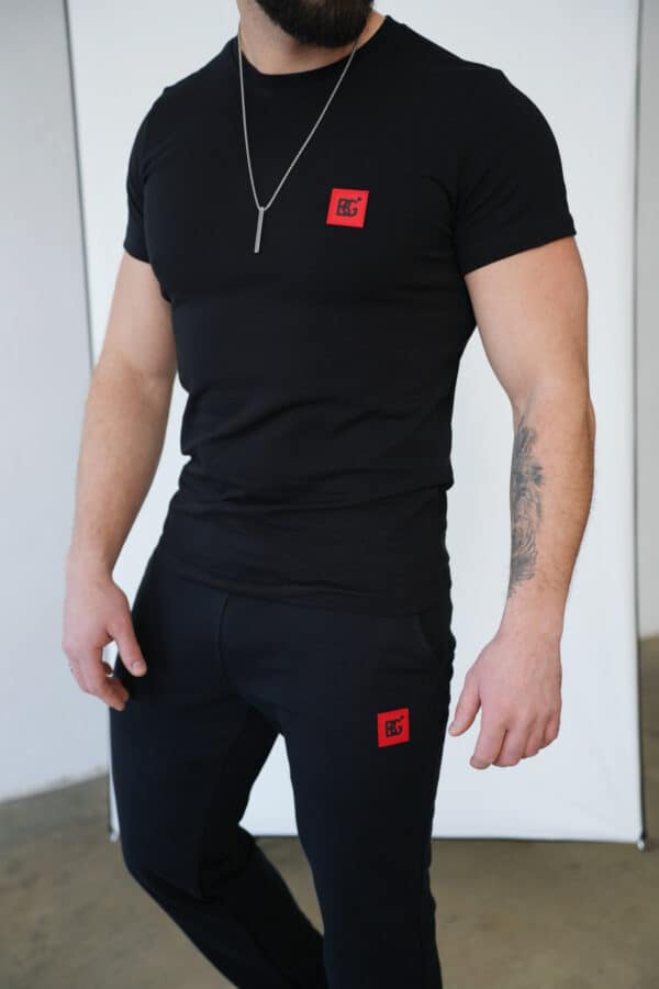 T-Shirt męski BG Klaus | czarny