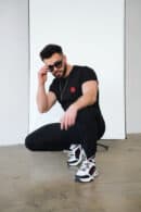 T-Shirt męski BG Klaus | czarny