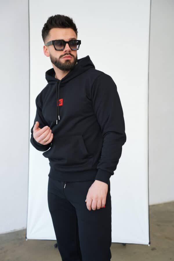 Bluza męska BG Hop | czarny Bluza męska BG Hop | czarny