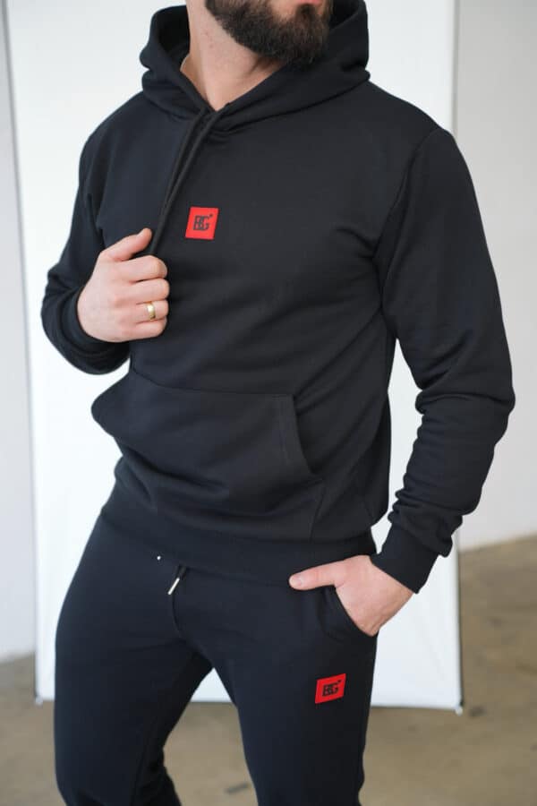 Bluza męska BG Hop | czarny Bluza męska BG Hop | czarny