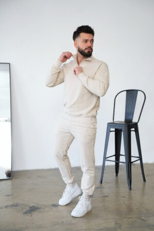 Bluza męska BG Berlin | jasny beż Bluza męska BG Berlin | jasny beż