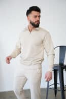 Bluza męska BG Berlin | jasny beż Bluza męska BG Berlin | jasny beż