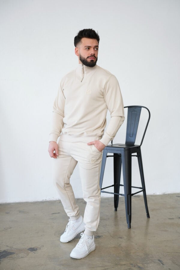 Bluza męska BG Berlin | jasny beż Bluza męska BG Berlin | jasny beż