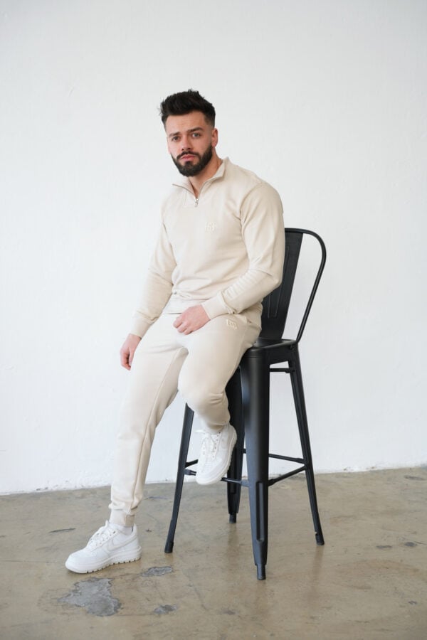 Bluza męska BG Berlin | jasny beż Bluza męska BG Berlin | jasny beż