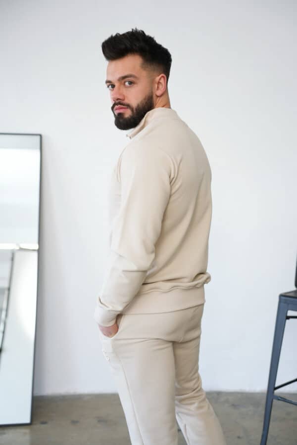 Bluza męska BG Berlin | jasny beż Bluza męska BG Berlin | jasny beż