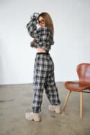 Spodnie damskie BG Friday | czarny-beż