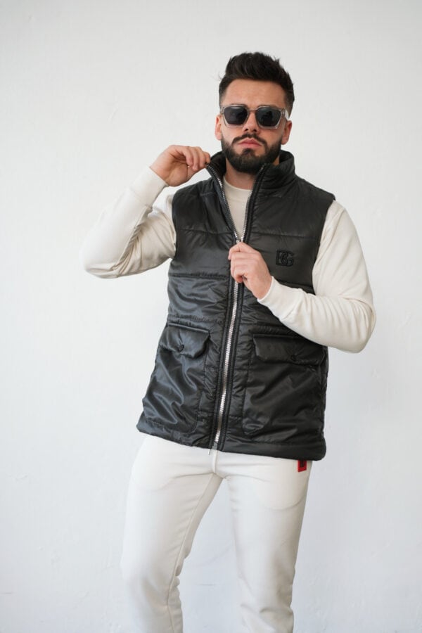 Kamizelka męska BG Kioto | czarny