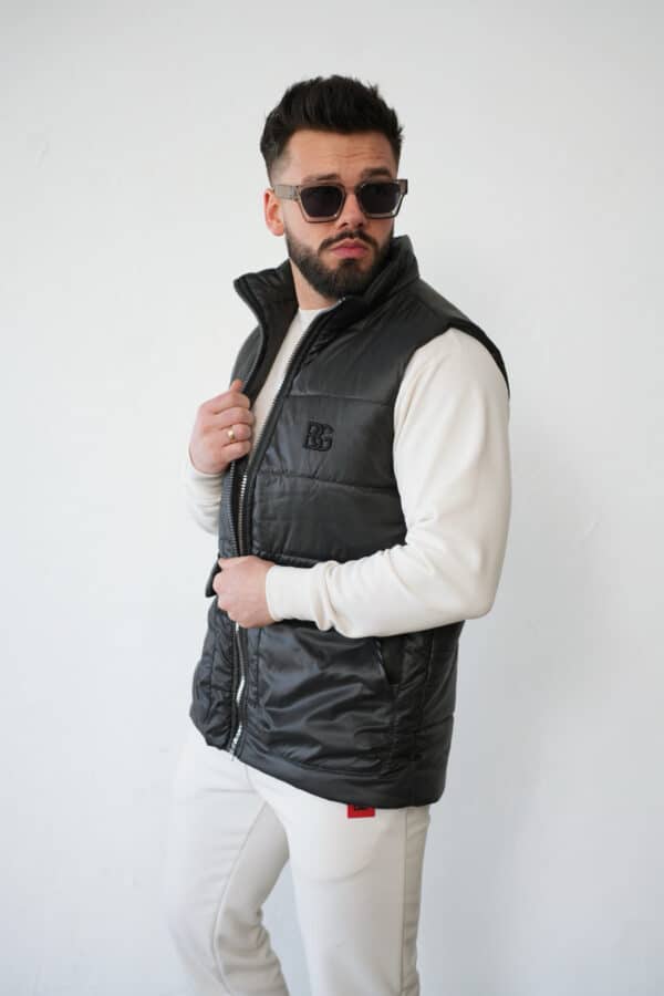 Kamizelka męska BG Kioto | czarny