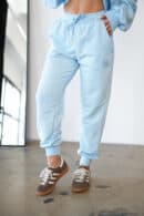 Spodnie damskie BG Brand | błękit
