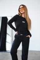 T-Shirt longsleeve damski BG Aria | czarny T-Shirt longsleeve damski BG Aria | czarny