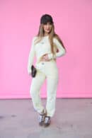 T-Shirt longsleeve damski BG Aria | masełko