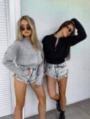 Bomberka MOHAIR - czarna Bomberka MOHAIR - czarna