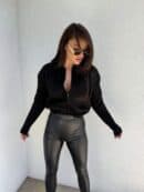 Bomberka MOHAIR - czarna Bomberka MOHAIR - czarna