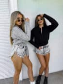 Bomberka MOHAIR - czarna Bomberka MOHAIR - czarna