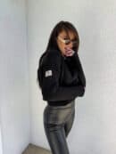 Bomberka MOHAIR - czarna Bomberka MOHAIR - czarna