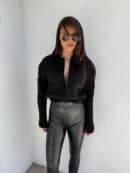 Bomberka MOHAIR - czarna Bomberka MOHAIR - czarna