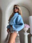 Bluza BESTIE - baby blue Bluza BESTIE - baby blue