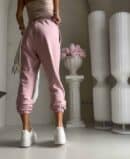 Spodnie dresowe CLASSIC - pudrowy róż Spodnie dresowe CLASSIC - pudrowy róż