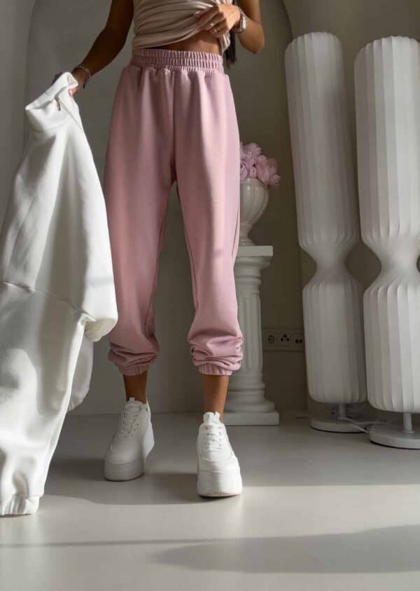 Spodnie dresowe CLASSIC - pudrowy róż Spodnie dresowe CLASSIC - pudrowy róż