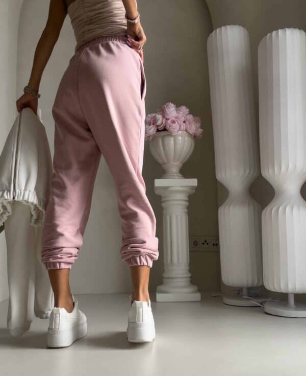 Spodnie dresowe CLASSIC - pudrowy róż Spodnie dresowe CLASSIC - pudrowy róż