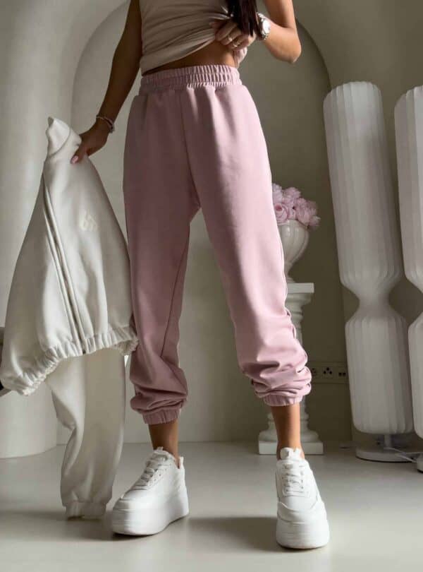 Spodnie dresowe CLASSIC - pudrowy róż Spodnie dresowe CLASSIC - pudrowy róż