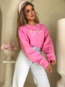 Bluza dresowa LOGO – mocny róż Bluza dresowa LOGO – mocny róż