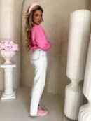 Bluza dresowa LOGO – mocny róż Bluza dresowa LOGO – mocny róż