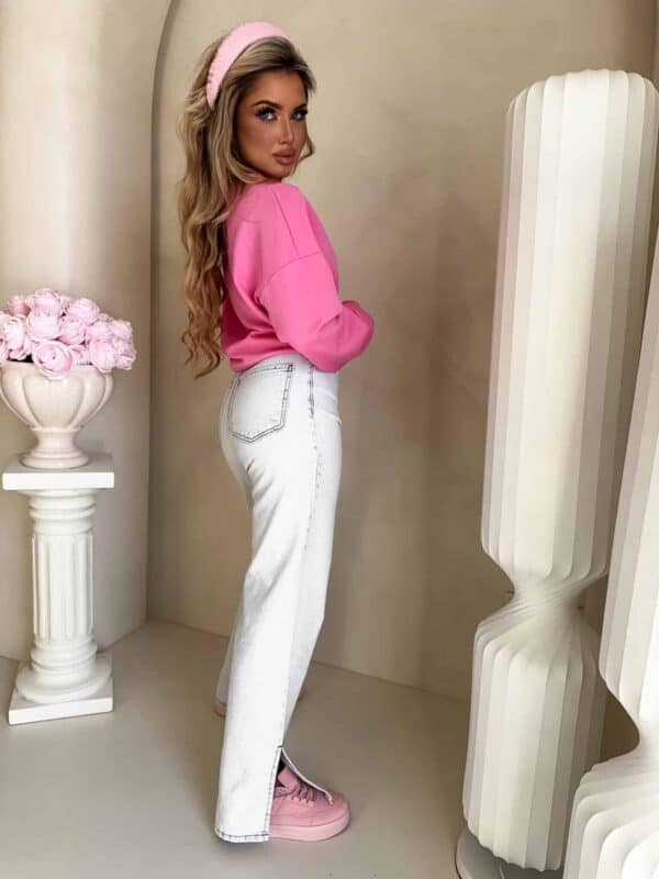 Bluza dresowa LOGO – mocny róż Bluza dresowa LOGO – mocny róż