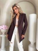 Marynarka LONG – czekoladowa Marynarka LONG – czekoladowa