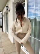 Bomberka MOHAIR - jasny beż Bomberka MOHAIR - jasny beż