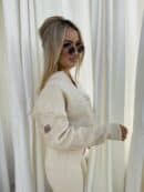 Bomberka MOHAIR - jasny beż Bomberka MOHAIR - jasny beż