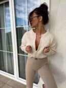 Bomberka MOHAIR - jasny beż Bomberka MOHAIR - jasny beż